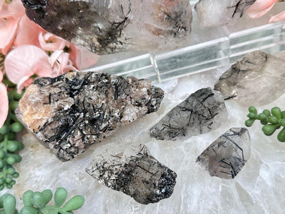 Black Tourmaline in Quartz