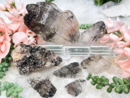 Black Tourmaline in Quartz