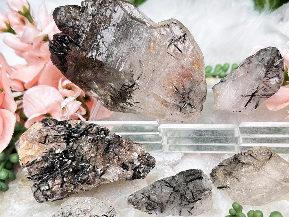 Black Tourmaline in Quartz