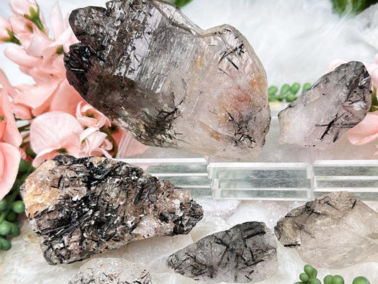 Black Tourmaline in Quartz