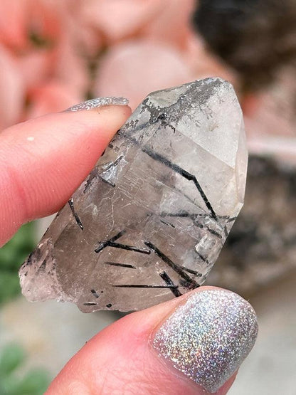Black Tourmaline in Quartz