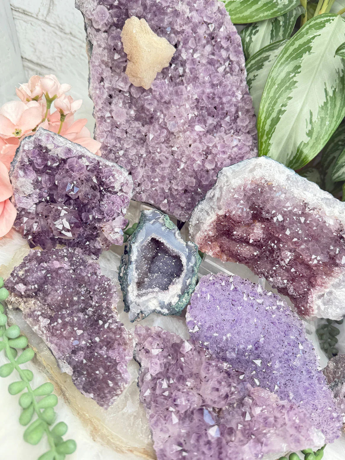 Unique Amethyst Crystal Clusters
