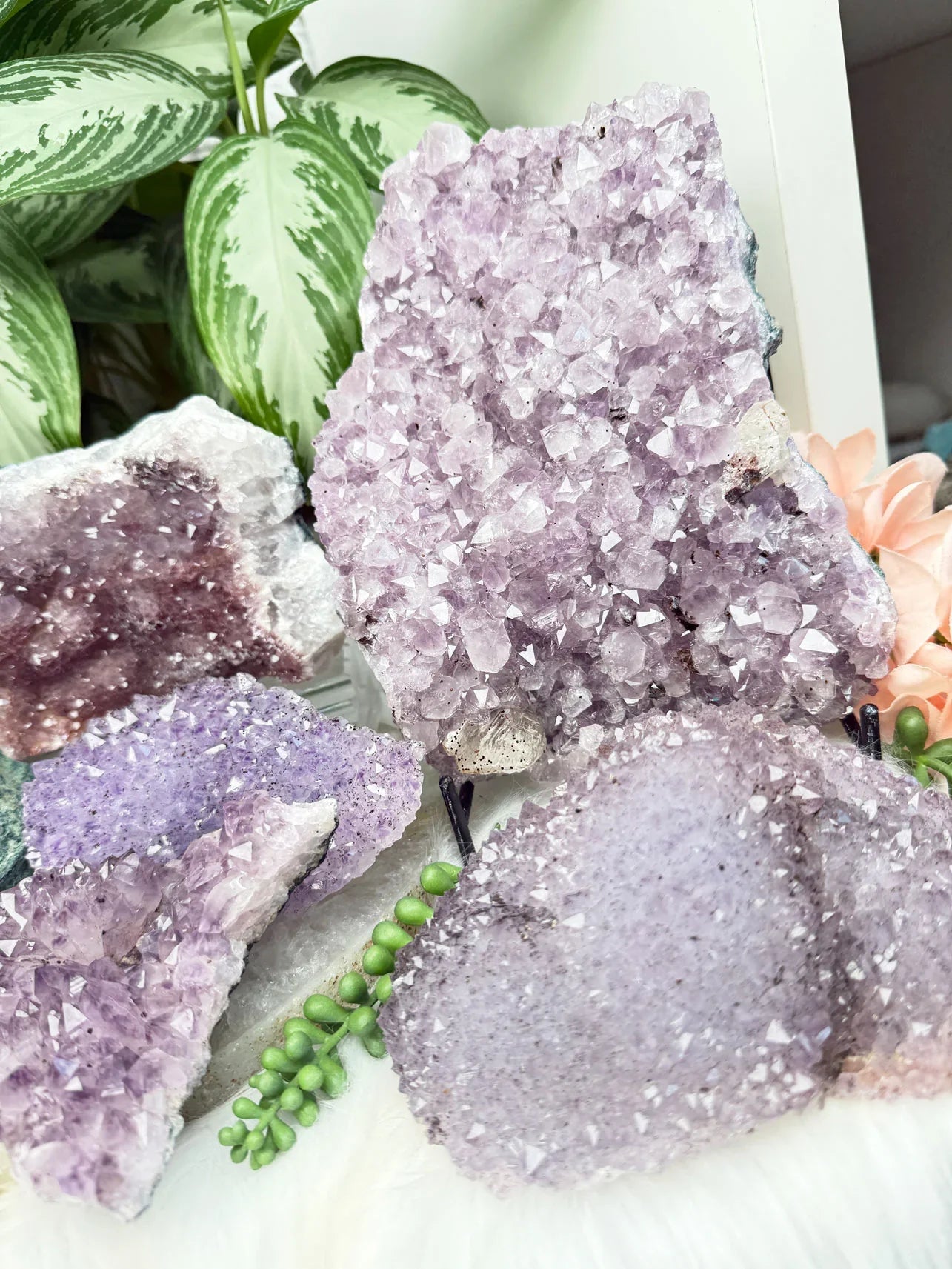Unique Amethyst Crystal Clusters