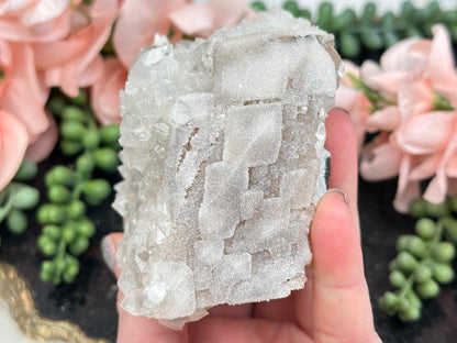 apophyllite-over-calcite