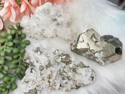 pyrite-white-quartz-clusters-from-peru