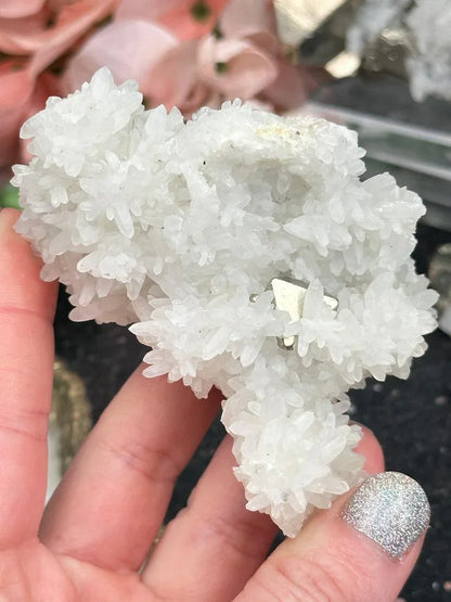 Peru White Quartz Pyrite