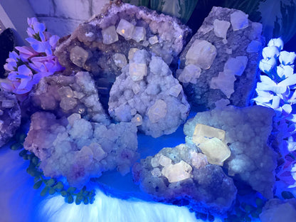 Old Stock Twin Pink Calcite