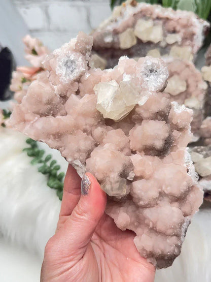 Old Stock Twin Pink Calcite