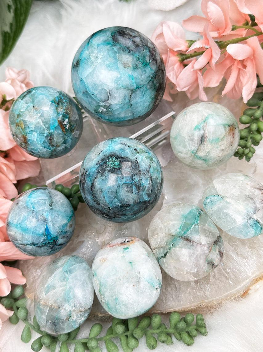 peruvian-chrysocolla-quartz-crystals