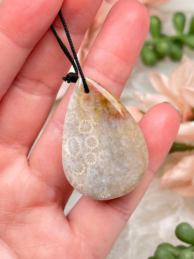 light-fossil-coral-pendant