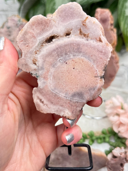 Brazil Pink Amethyst on Stands