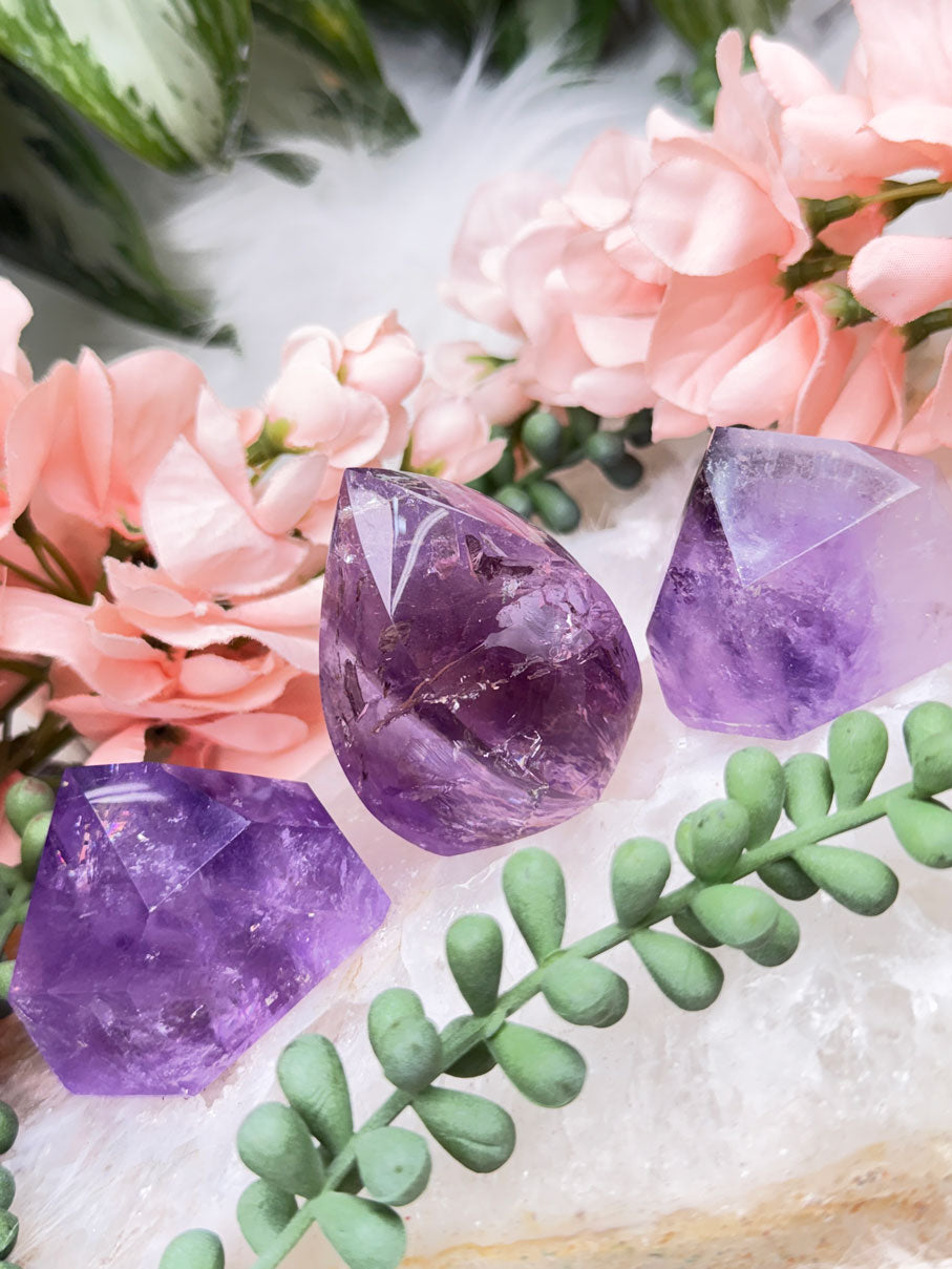 Amethyst Points & Flame