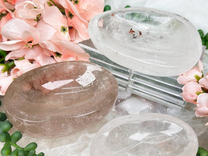 Quartz & Smoky Quartz Ring Dishes