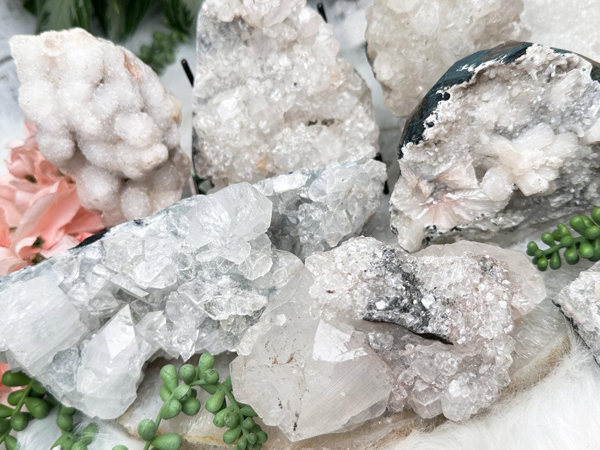 Chalcedony & Apophyllite Clusters