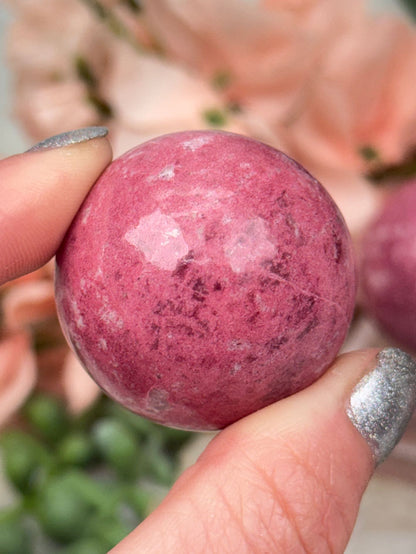 Pink Thulite Spheres