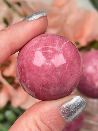 Pink Thulite Spheres