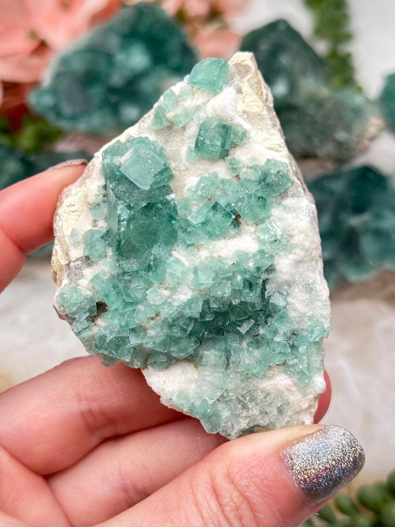 UV Madagascar Green Fluorite