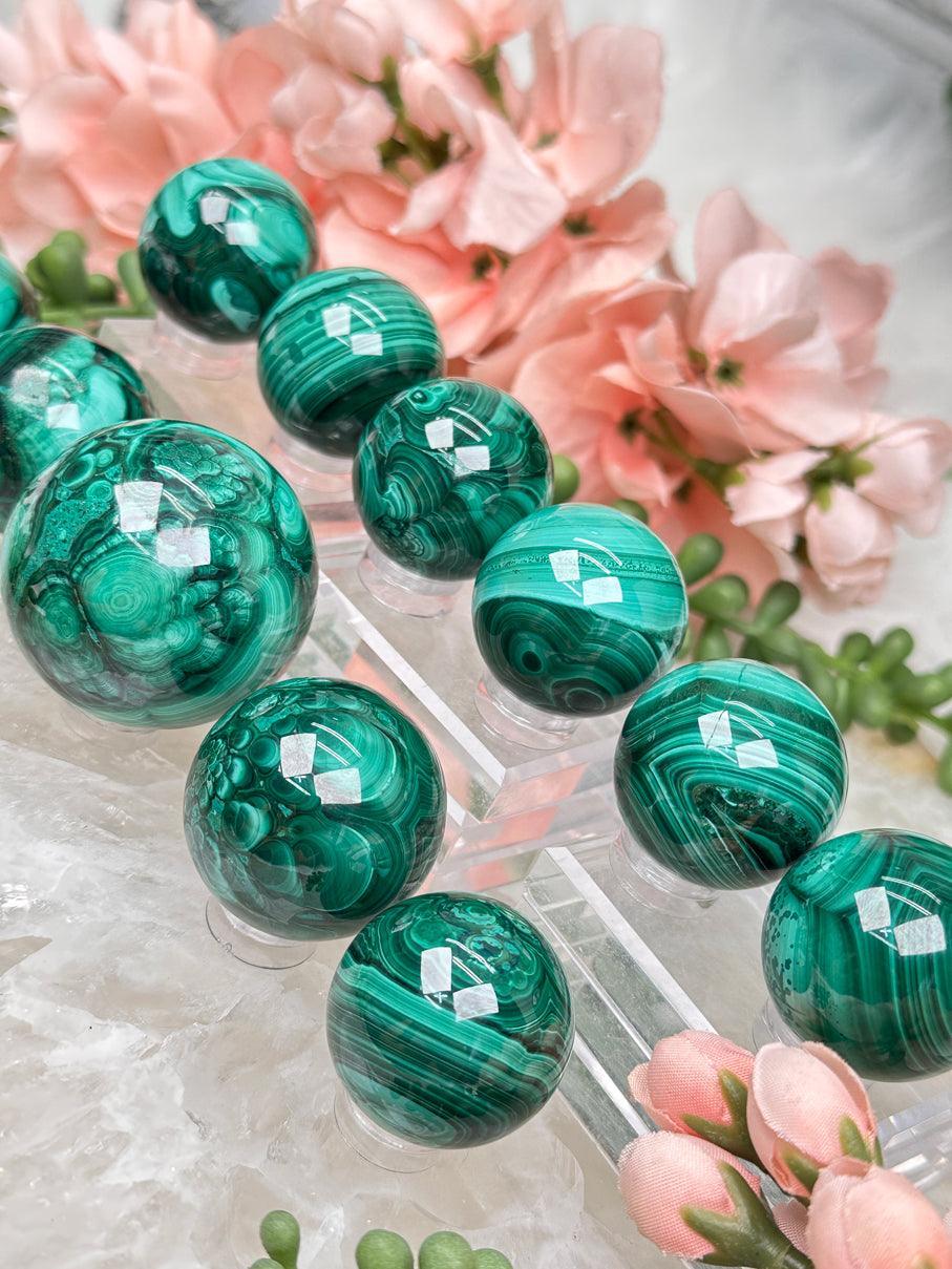 malachite-spheres-for-sale