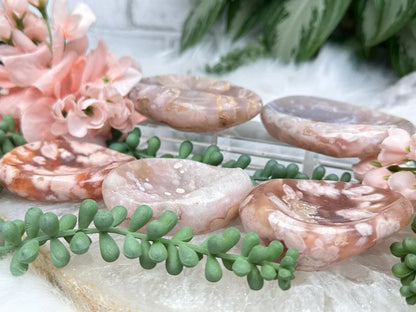 Small Flower Agate Bowls