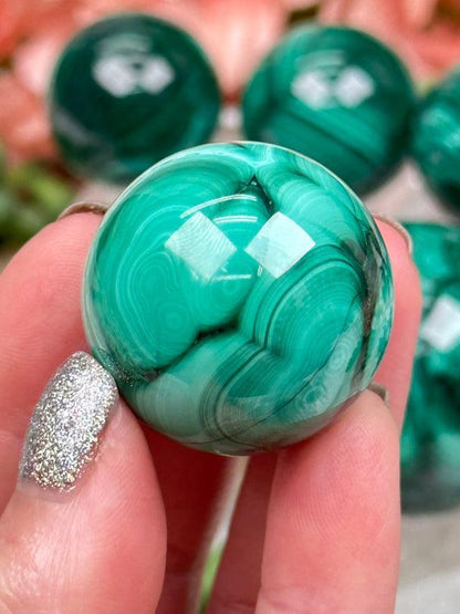 Malachite Spheres