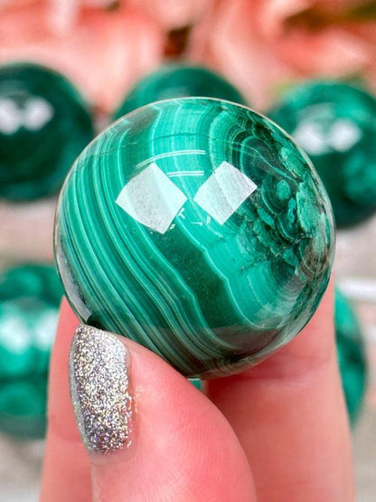 Malachite Spheres