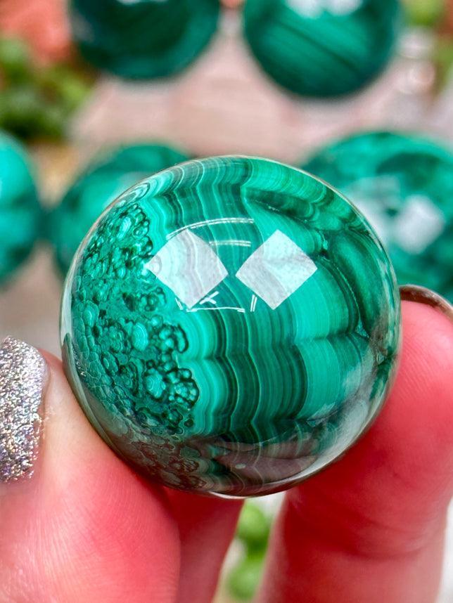 Malachite Spheres