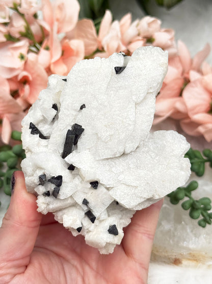 Green Elbaite Tourmaline & Albite