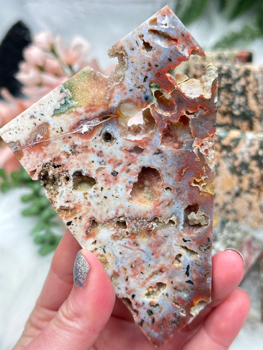 Colorful Ocean Jasper Slices