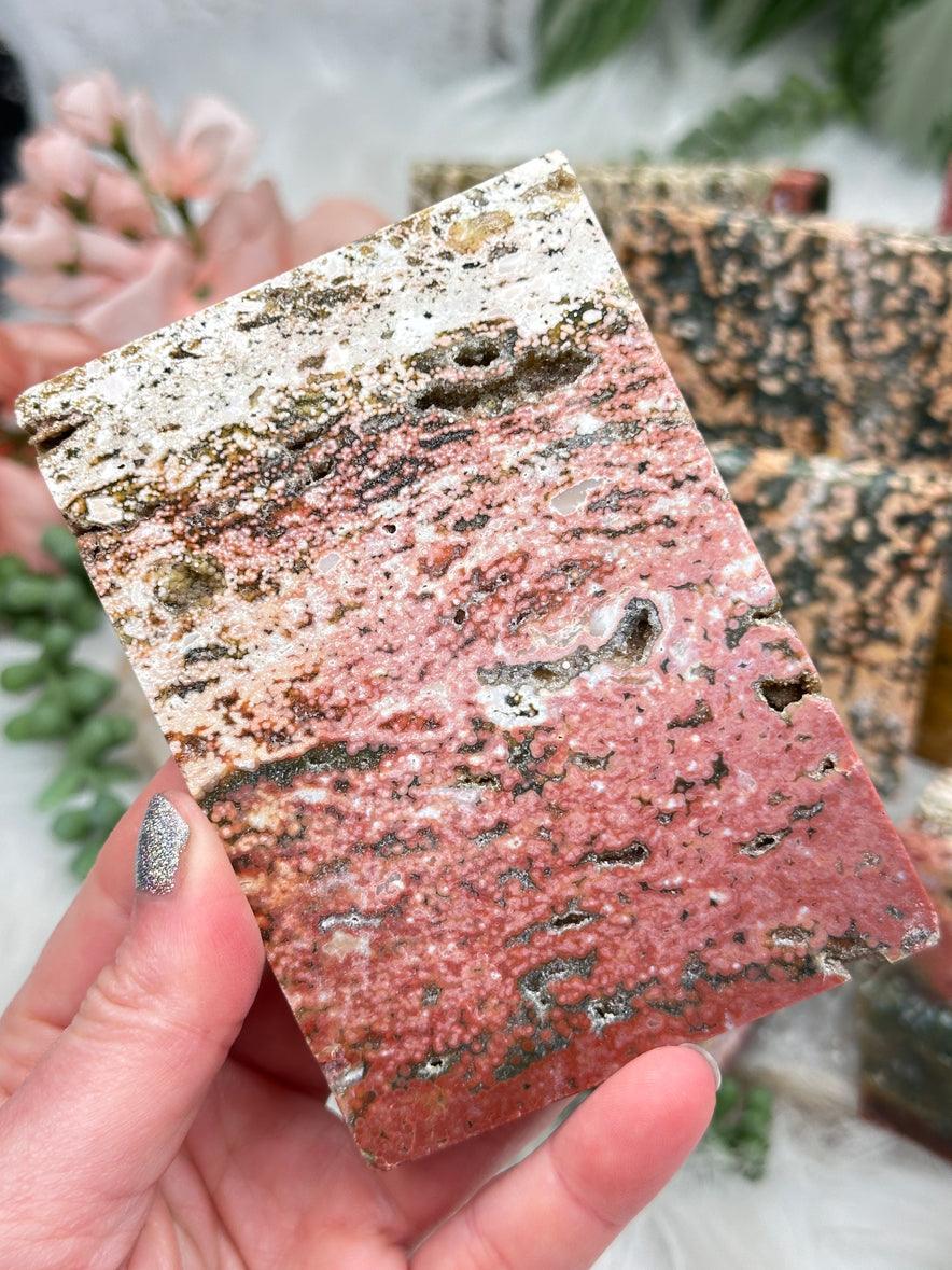 Colorful Ocean Jasper Slices