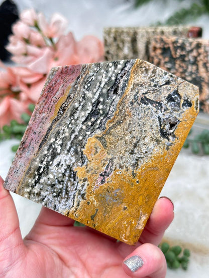 Colorful Ocean Jasper Slices