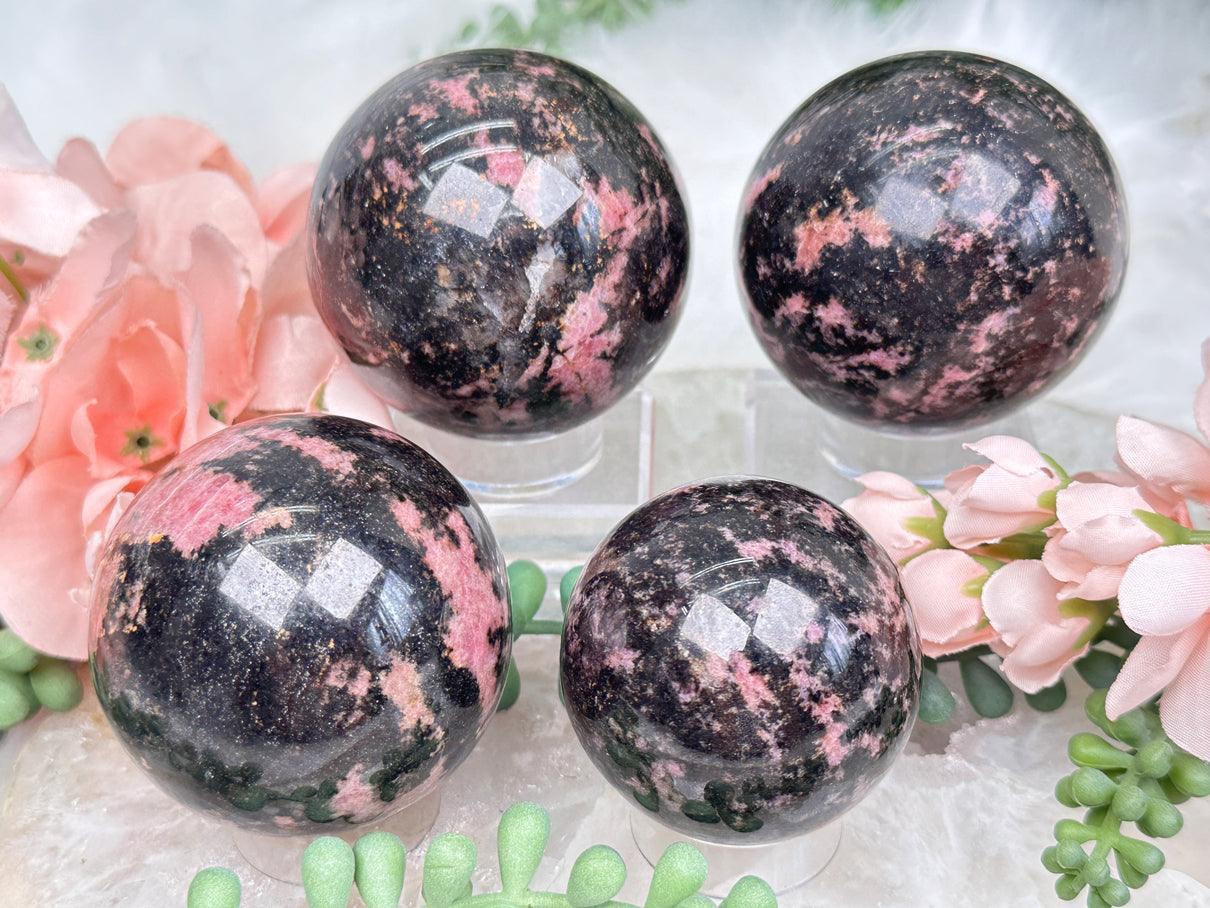 Rhodonite Sphere