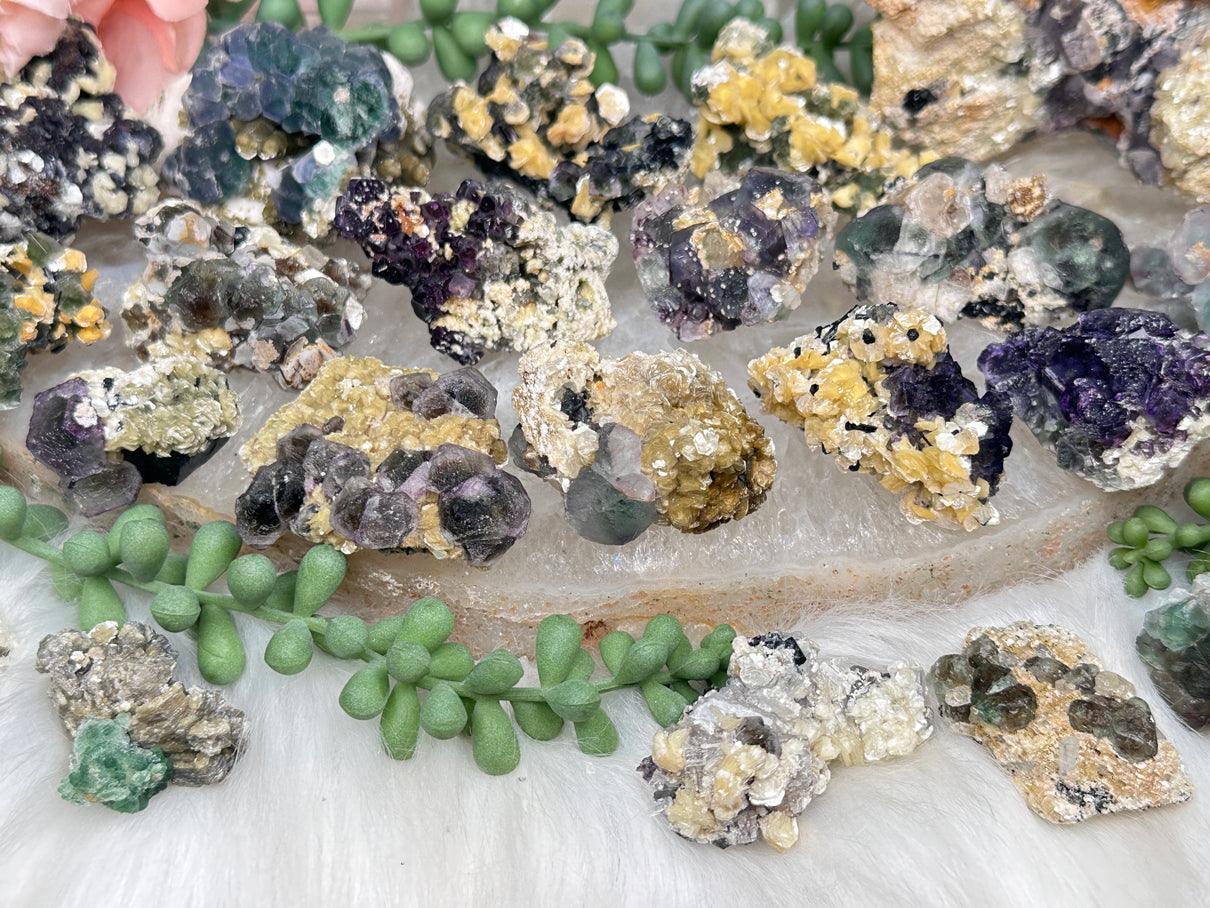 Namibia Fluorite Clusters