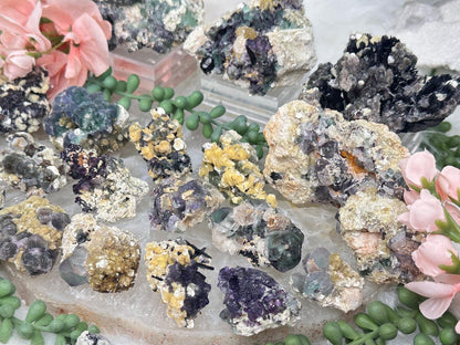 Namibia Fluorite Clusters