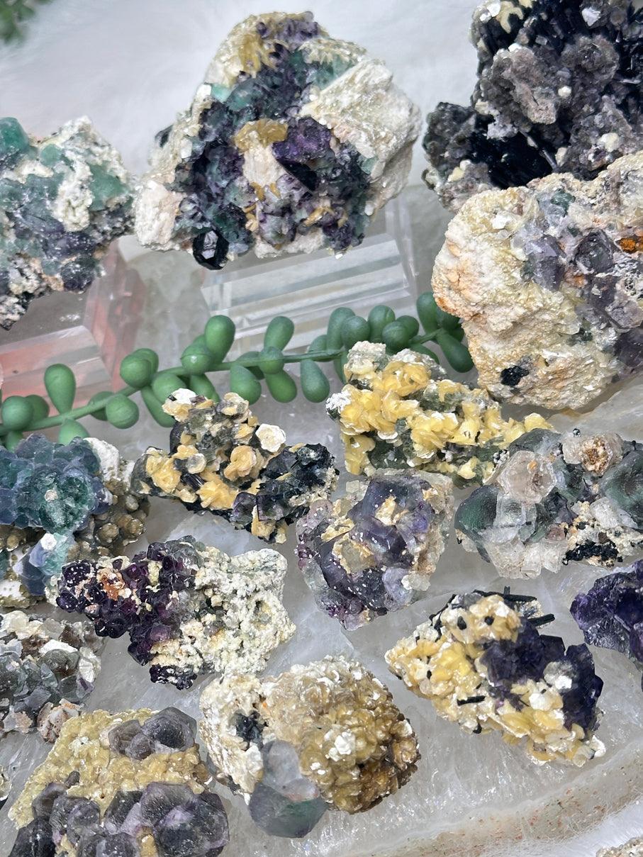 Namibia Fluorite Clusters