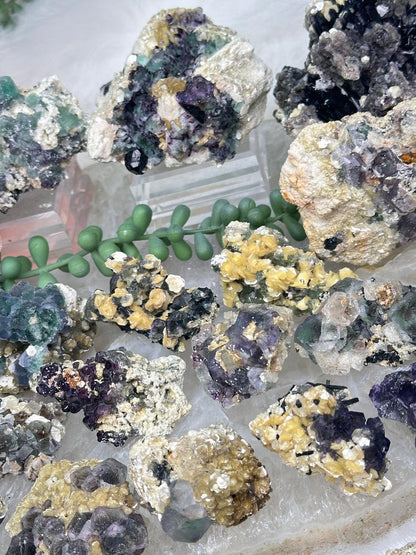 Namibia Fluorite Clusters