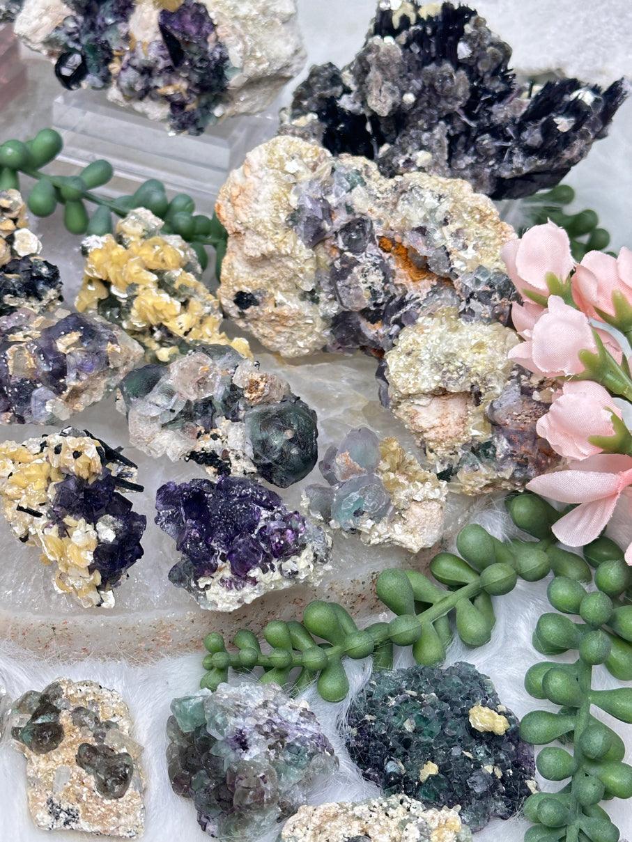 Namibia Fluorite Clusters