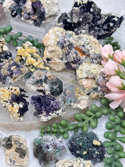 Namibia Fluorite Clusters
