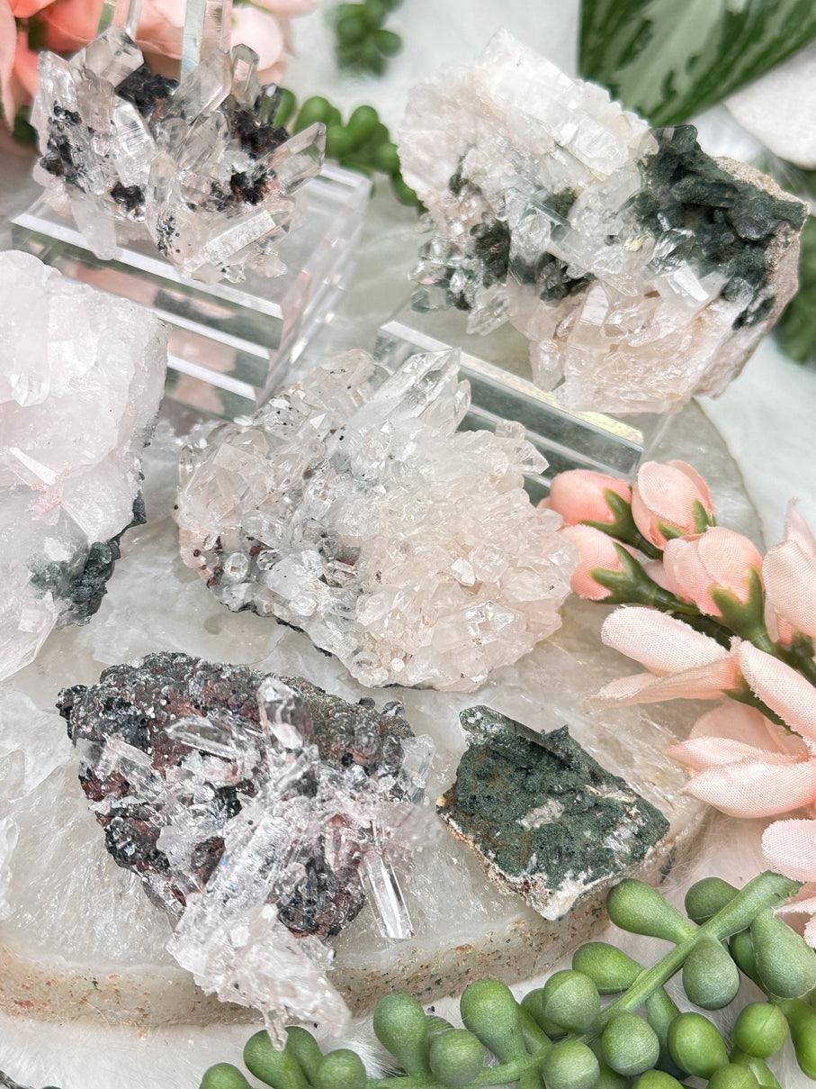 Green Chlorite Colombian Quartz