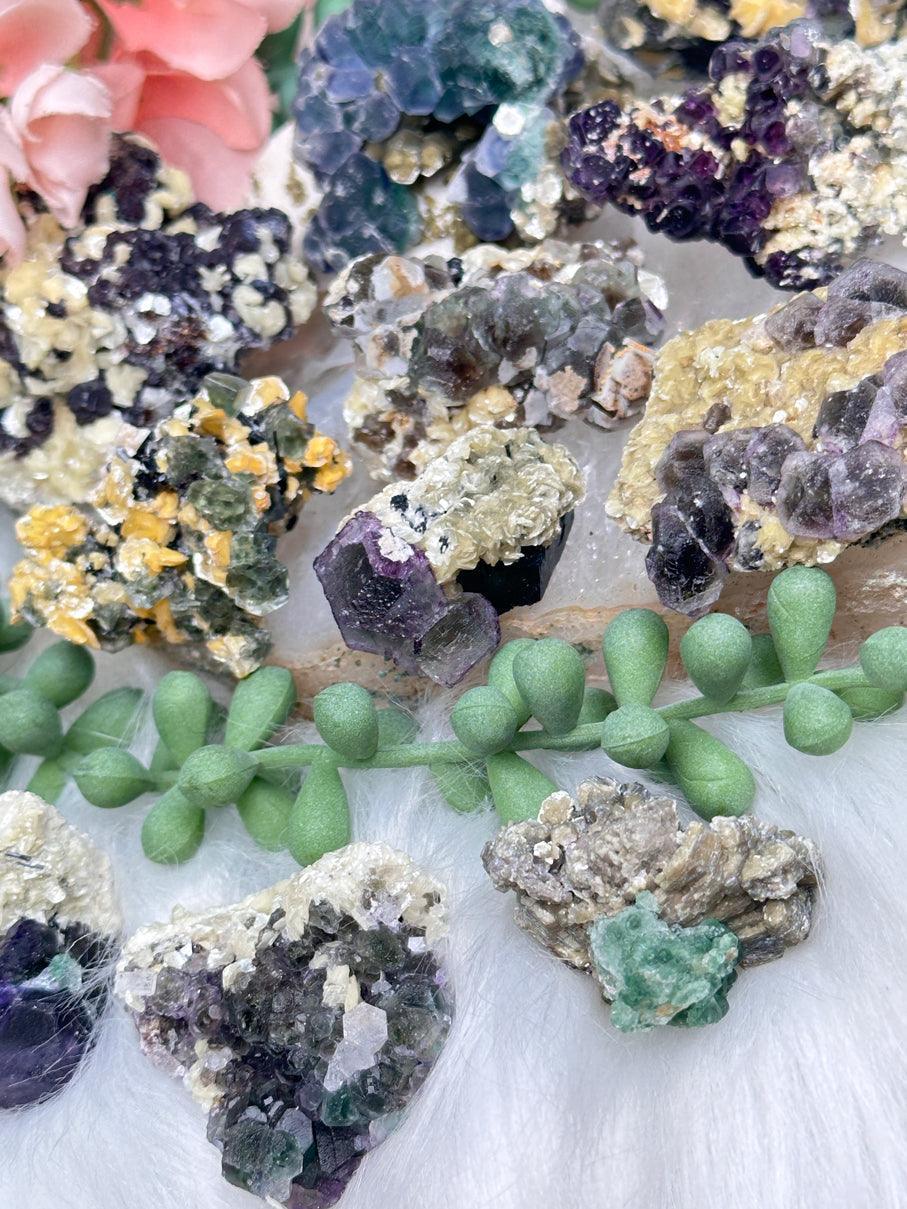Namibia Fluorite Clusters
