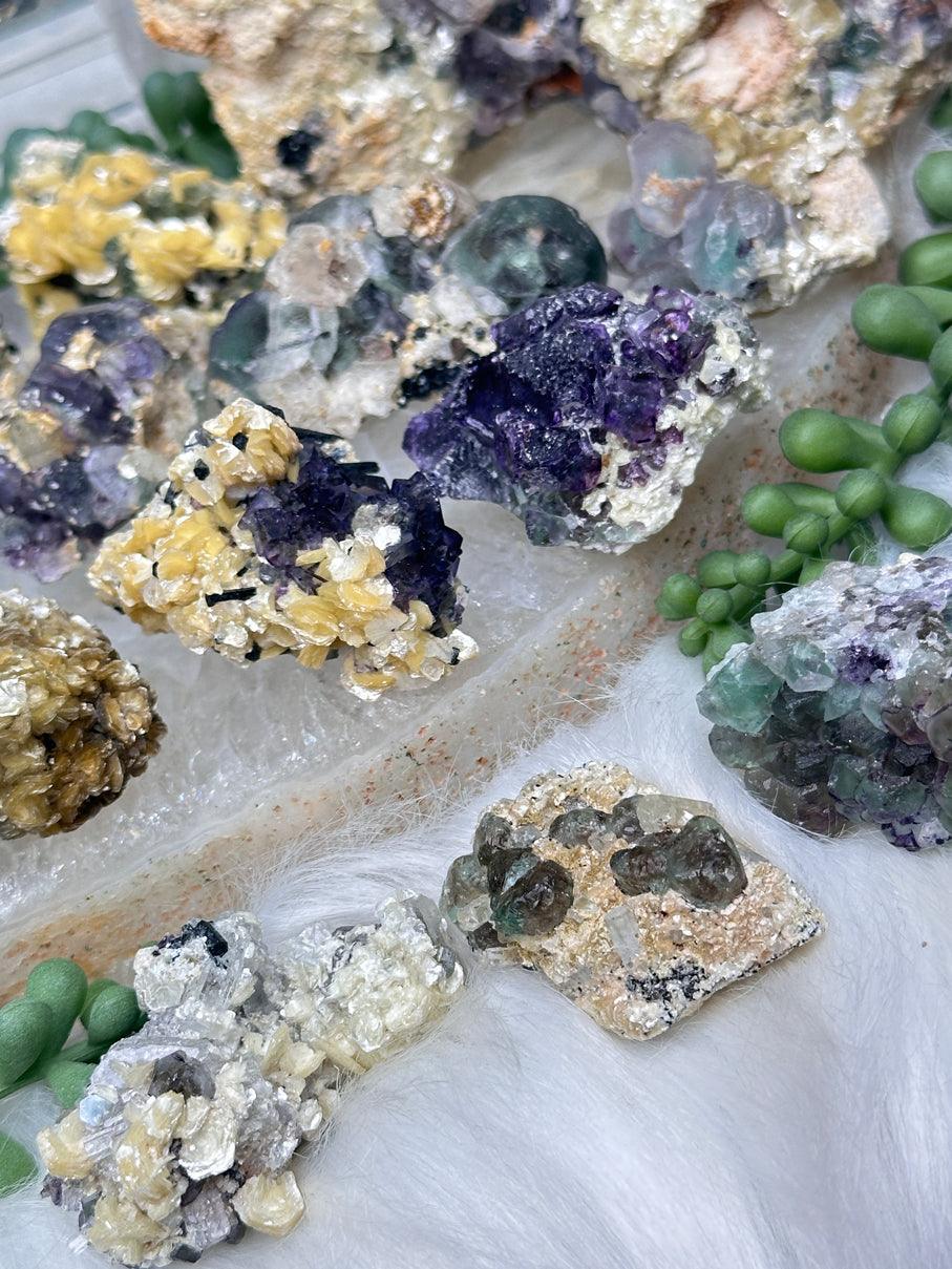Namibia Fluorite Clusters