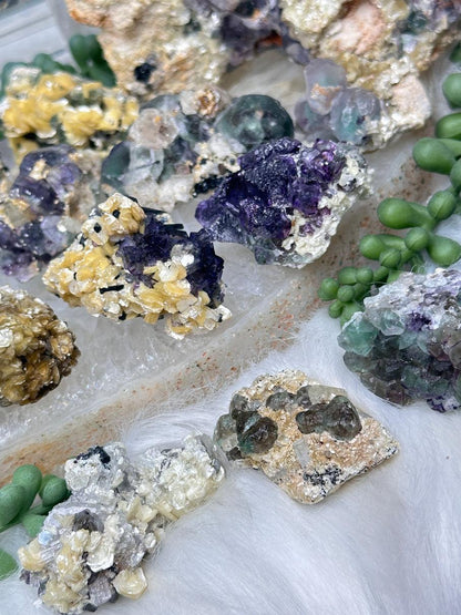 Namibia Fluorite Clusters