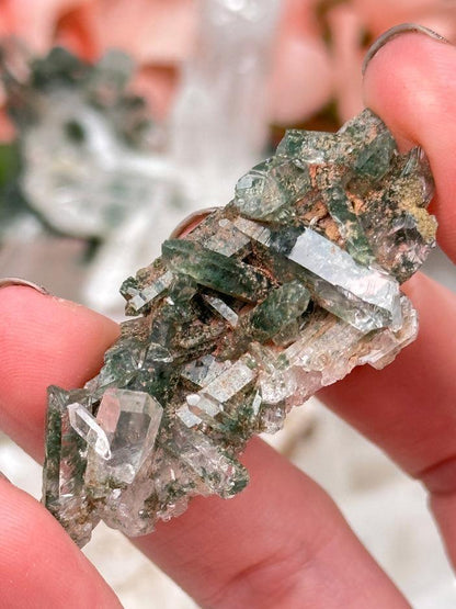 Green Chlorite Colombian Quartz