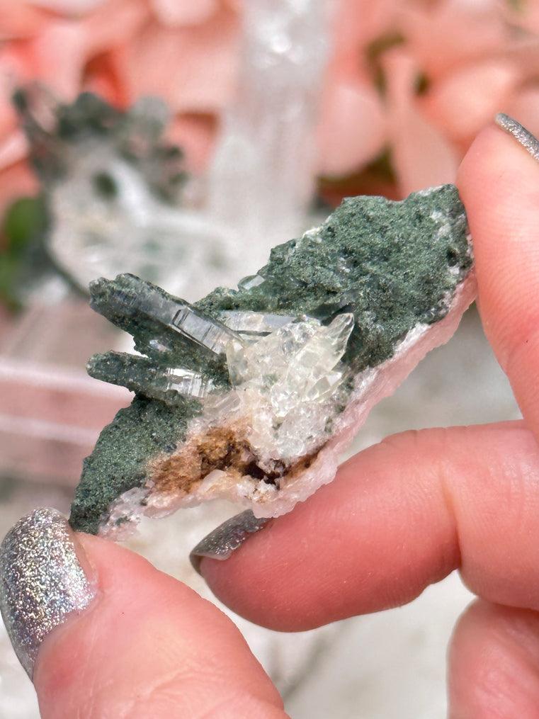 Green Chlorite Colombian Quartz