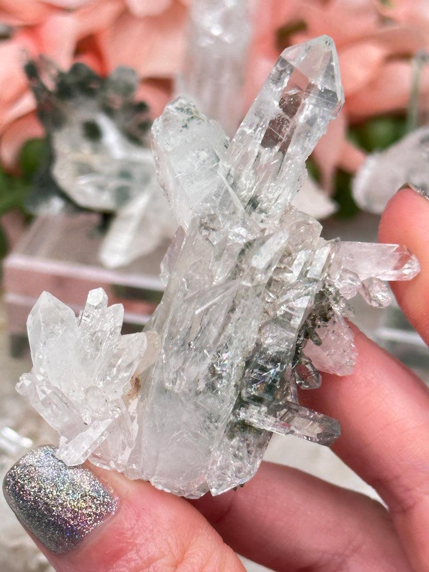 Green Chlorite Colombian Quartz