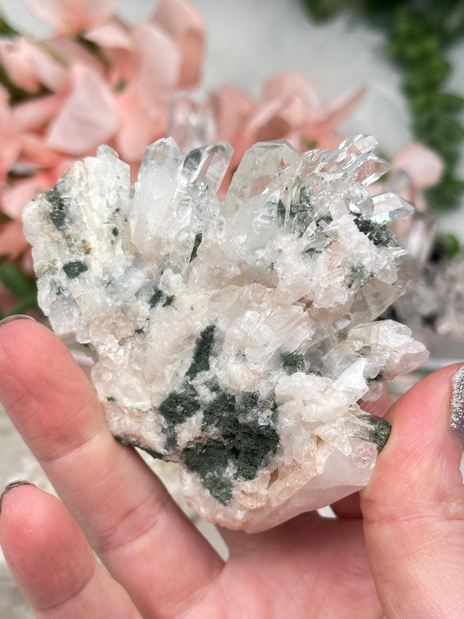 Green Chlorite Colombian Quartz