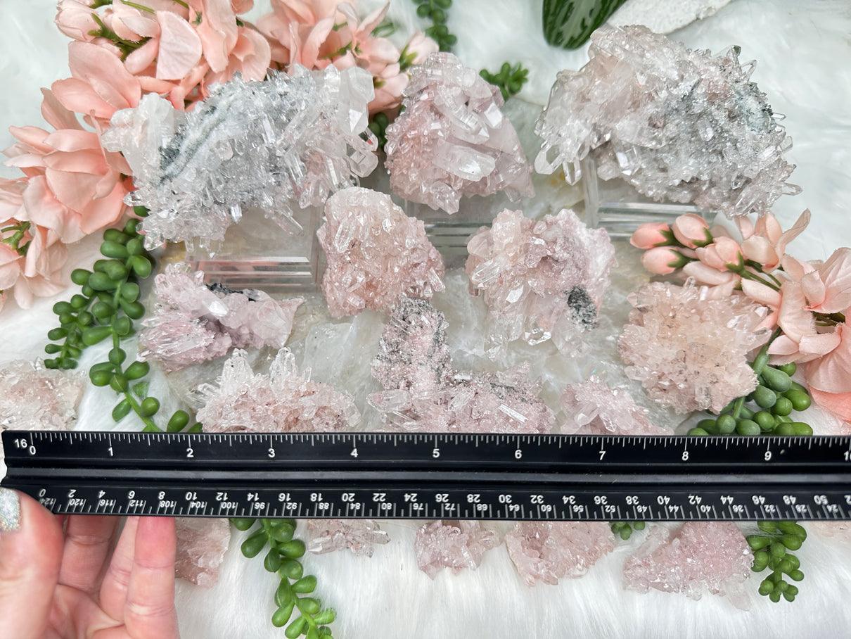 Pink Colombian Quartz Clusters