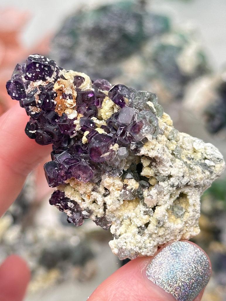 Namibia Fluorite Clusters