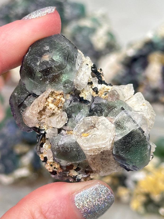 Namibia Fluorite Clusters