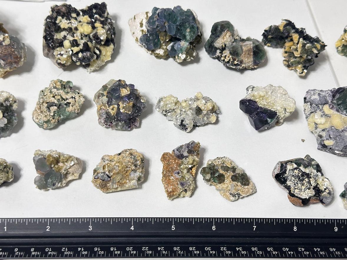 Namibia Fluorite Clusters