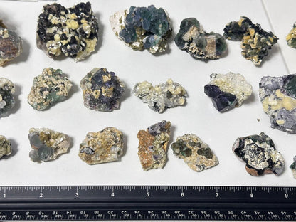 Namibia Fluorite Clusters